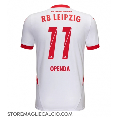 RB Leipzig Lois Openda #11 Maglia Gara Casa Repliche 2024-25 Maniche Corte RB Leipzig Lois Openda #11 Maglia Gara Casa Repliche 2024-25 Maniche Corte